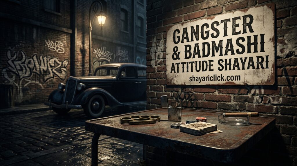 Gangster & Badmashi Attitude Shayari