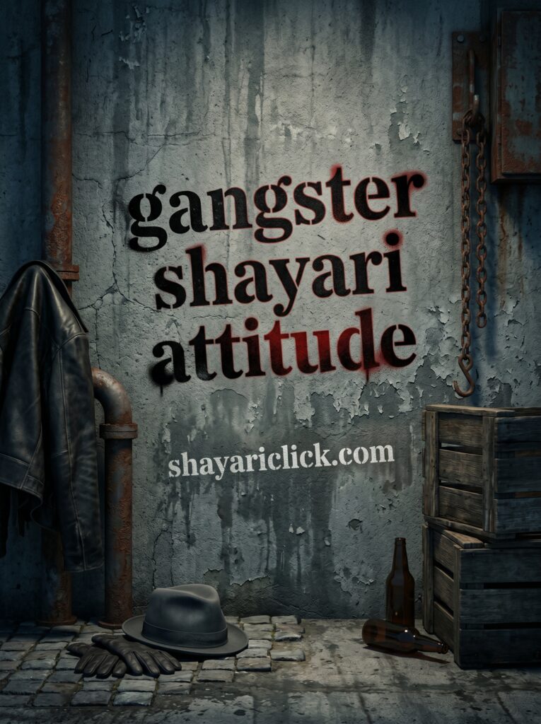 gangster shayari attitude