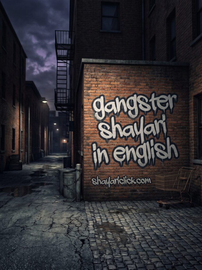 gangster shayari in english