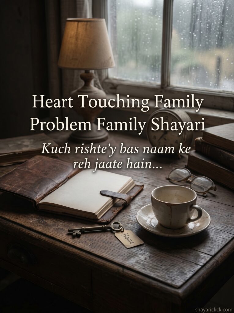 Heart Touching Family Problem Family Shayari