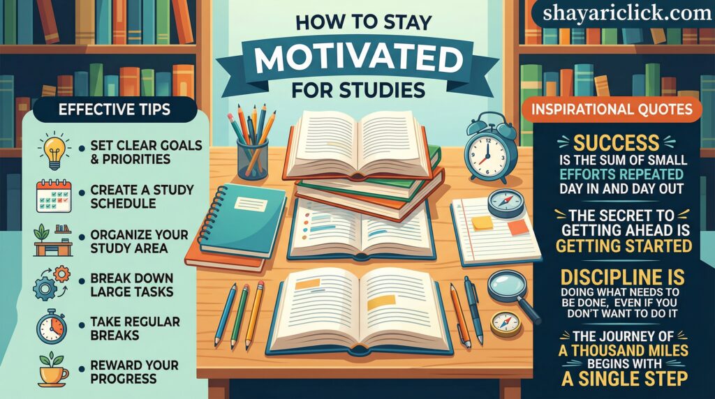 How to Stay Motivated for Studies: Tips and Quotes