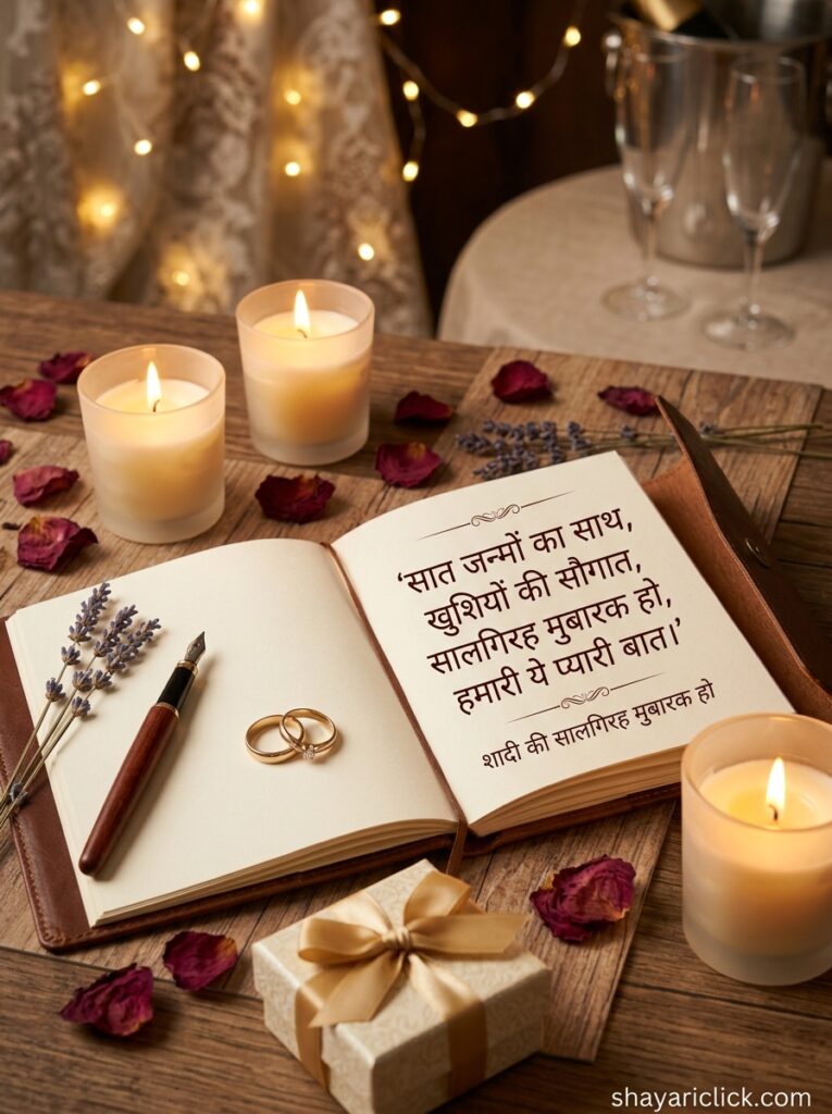 husband wife anniversary shayari