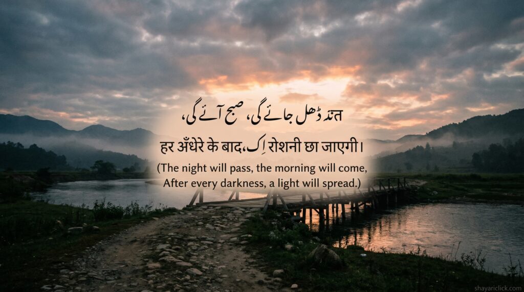 Inspirational Sad Shayari (Hope & Healing)