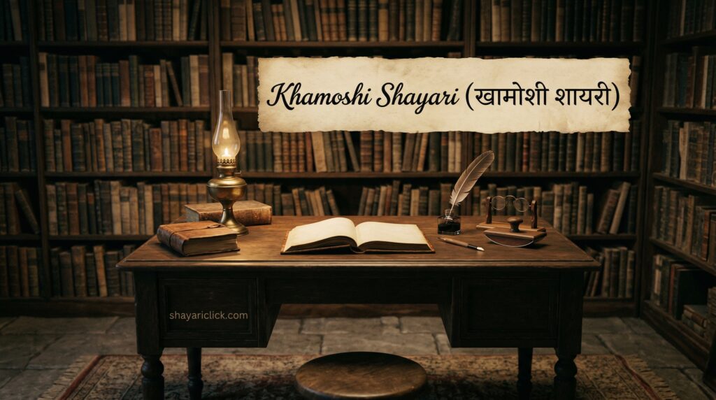Khamoshi Shayari (खामोशी शायरी)