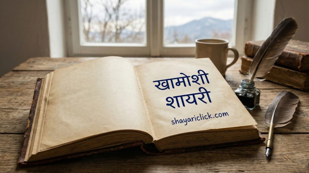 Khamoshi Shayari (खामोशी शायरी)