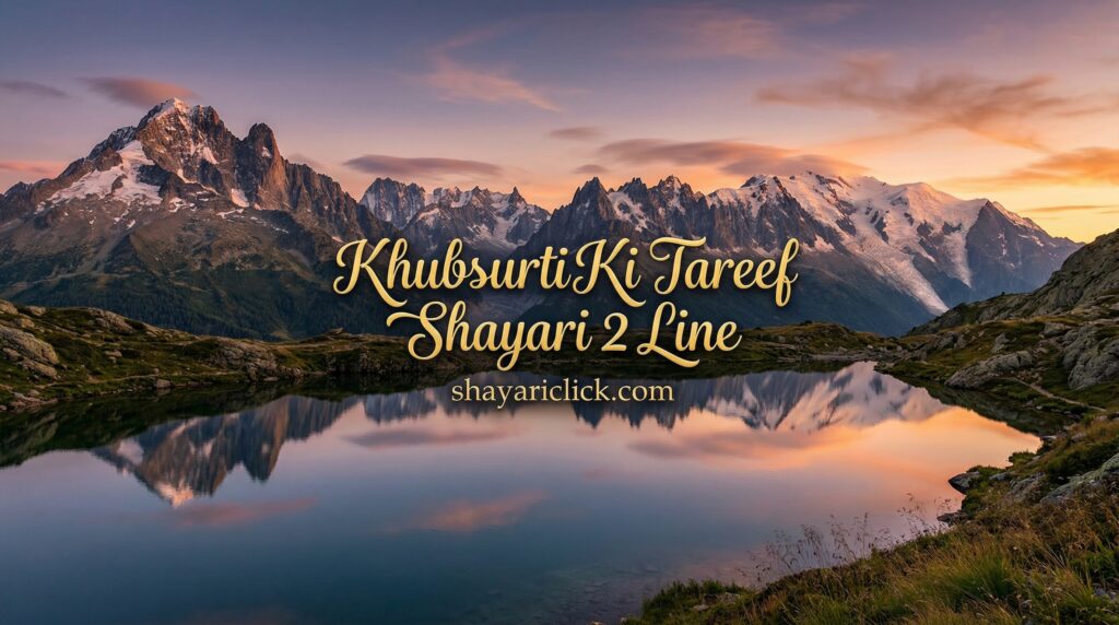 Khubsurti Ki Tareef Shayari 2 Line