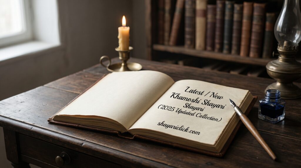 Latest / New Khamoshi Shayari (2026 Updated Collection)