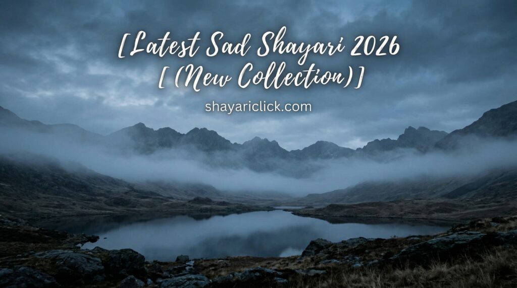 Latest Sad Shayari 2026 (New Collection)