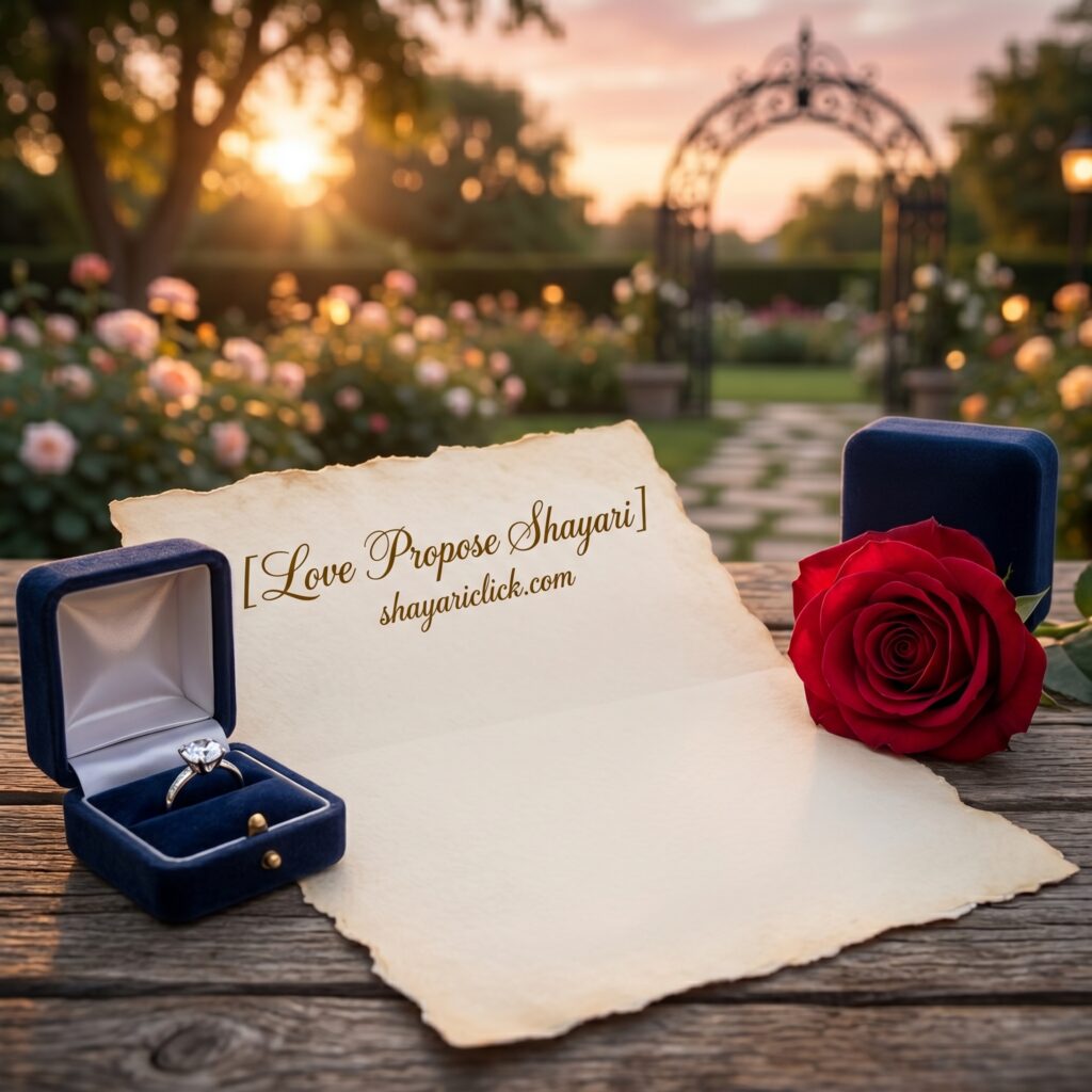 Love Propose Shayari