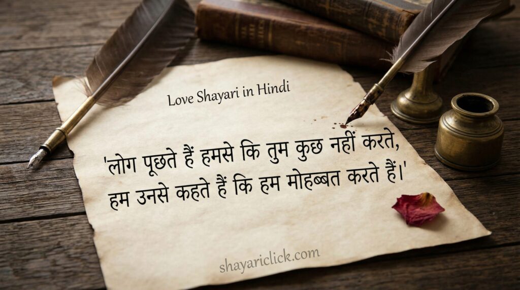 Love Shayari in Hindi