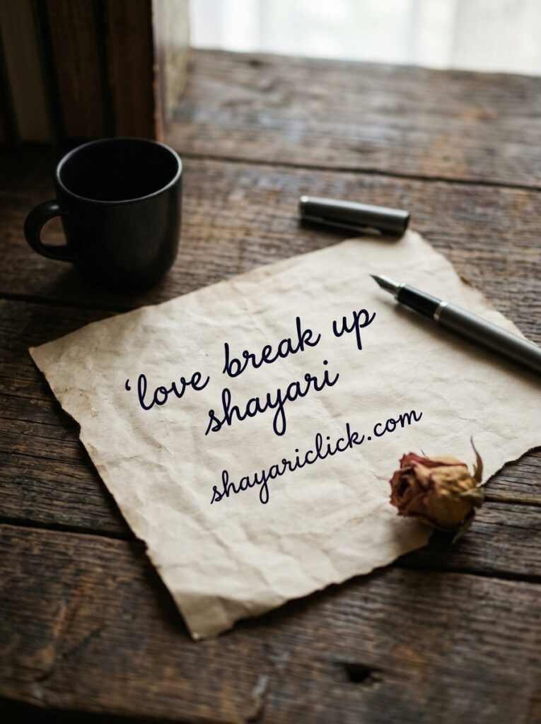 love break up shayari