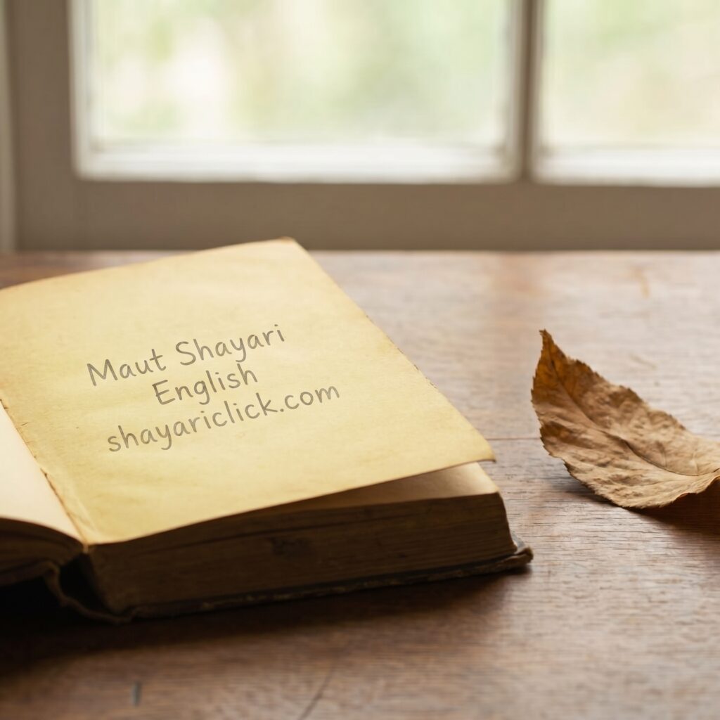 Maut Shayari English