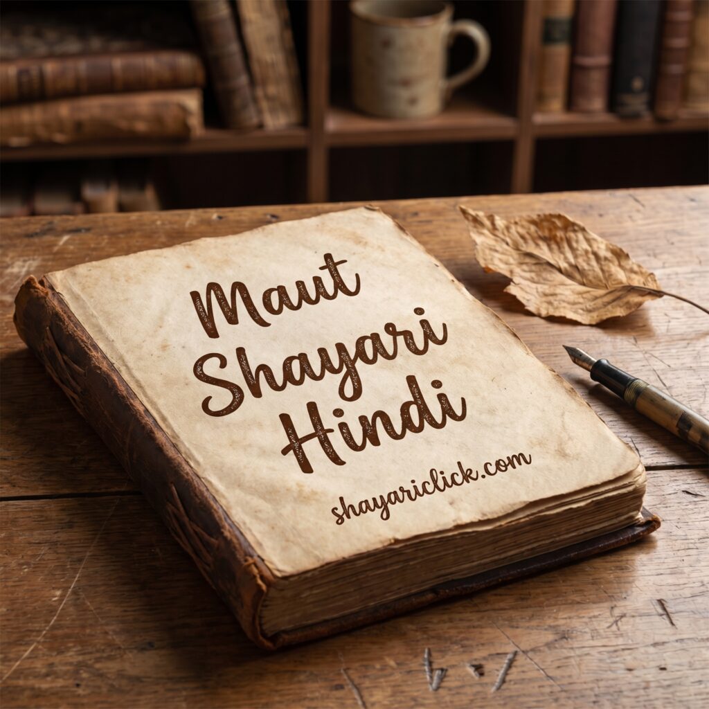 Maut Shayari Hindi