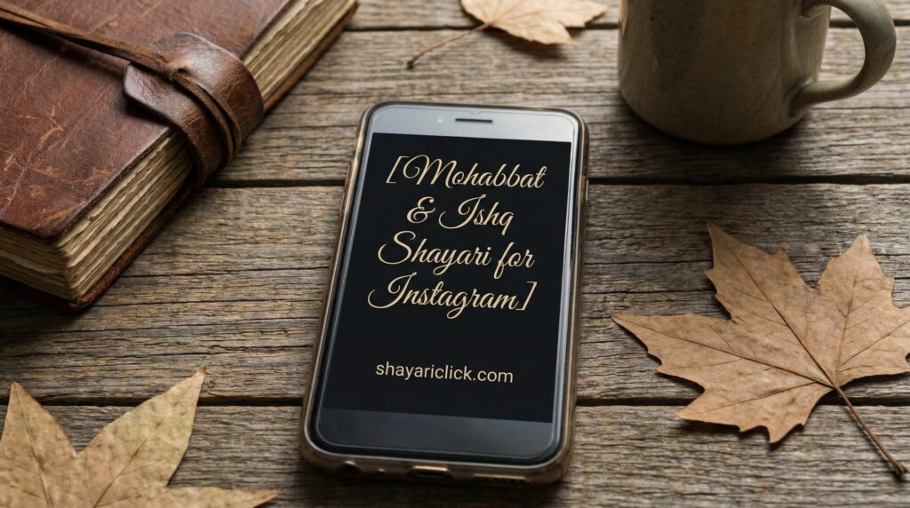 Mohabbat & Ishq Shayari for Instagram