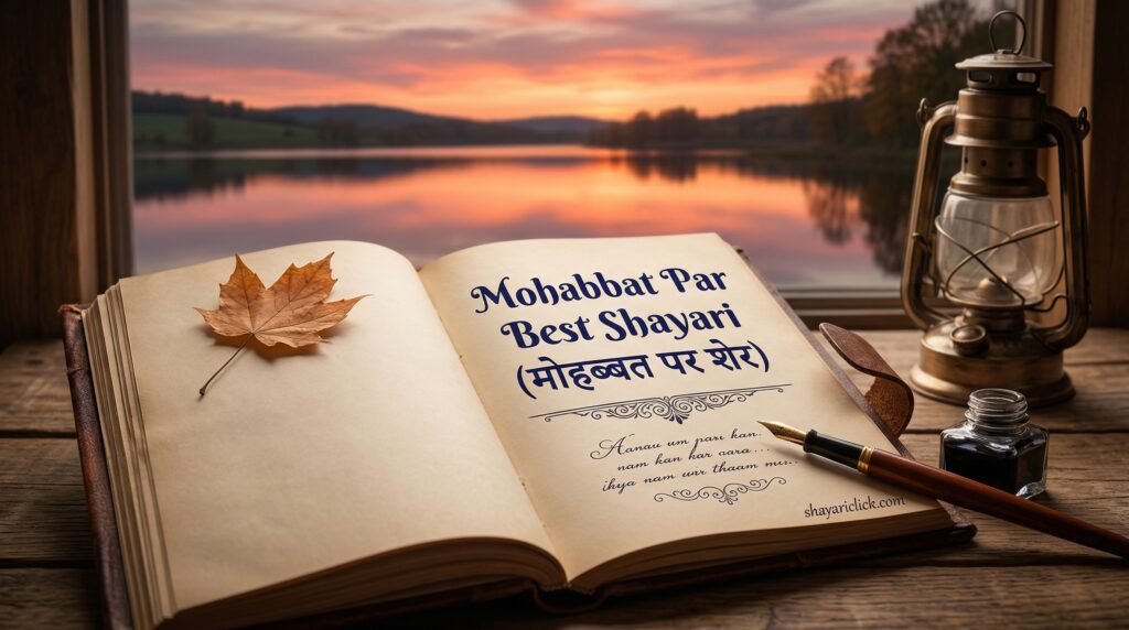Mohabbat Par Best Shayari (मोहब्बत पर शेर)