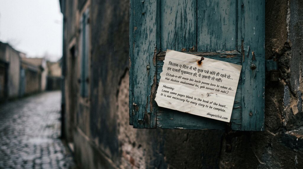 Mood Off Shayari with Meaning