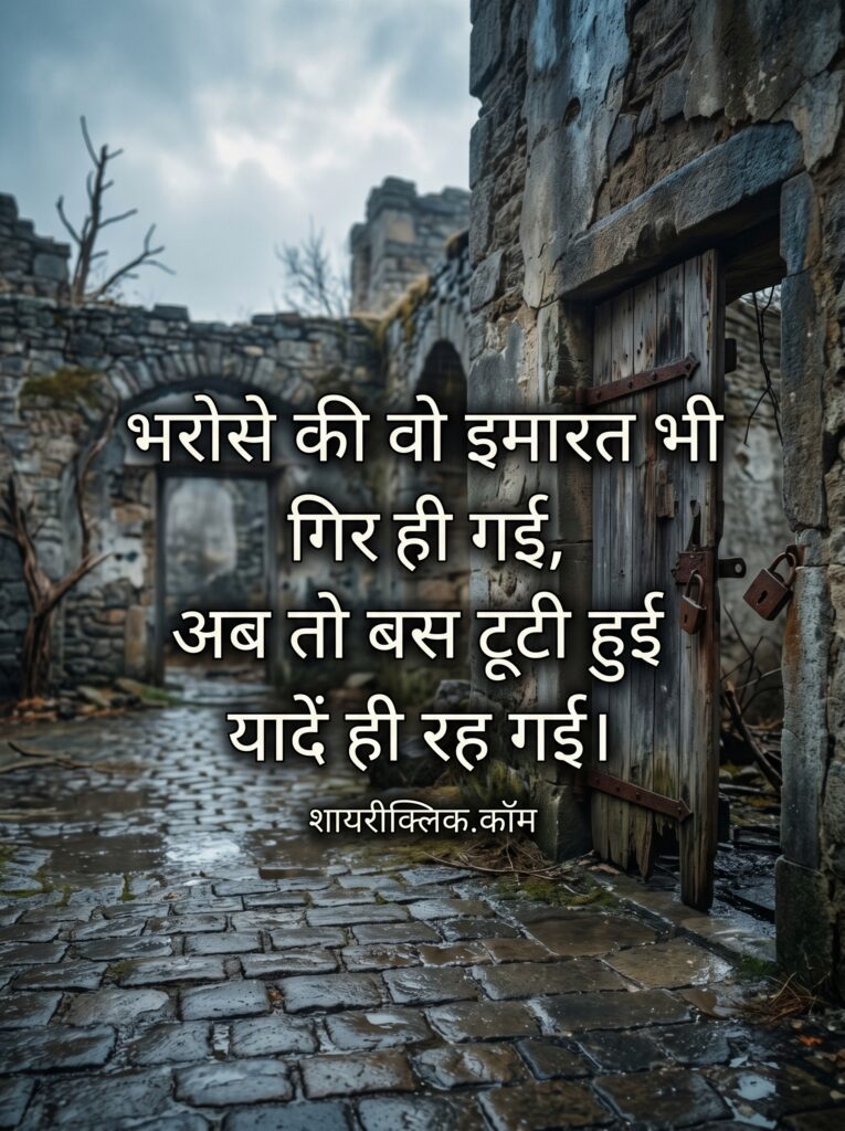Motional Hindi Shayari on Betrayal