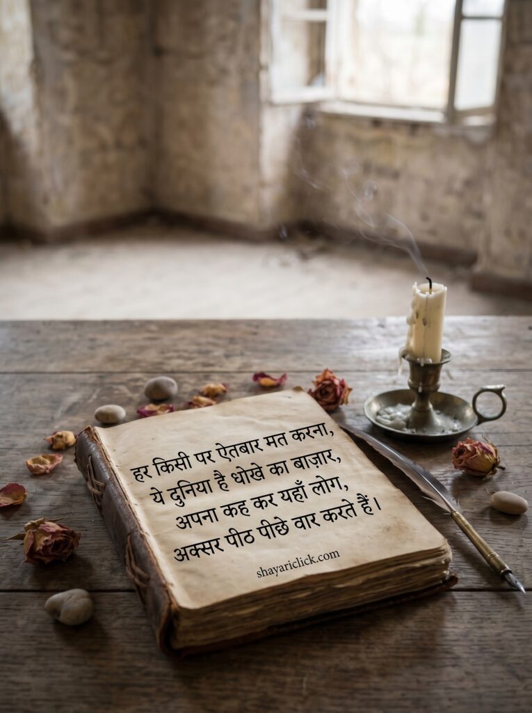 Motional Hindi Shayari on Betrayal
