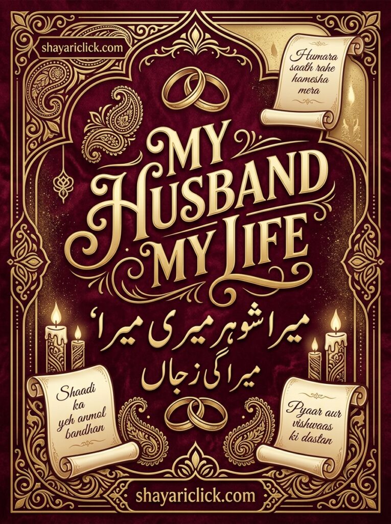 my husband my life marriage husband wife shayari