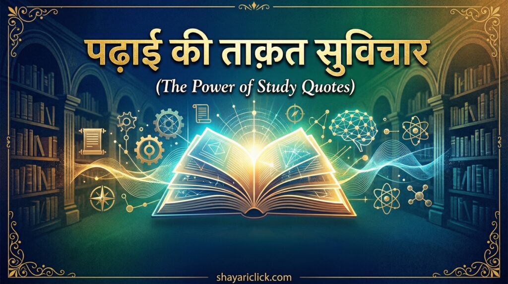 Padhai Ki Taqat Suvichar (The Power of Study Quotes)