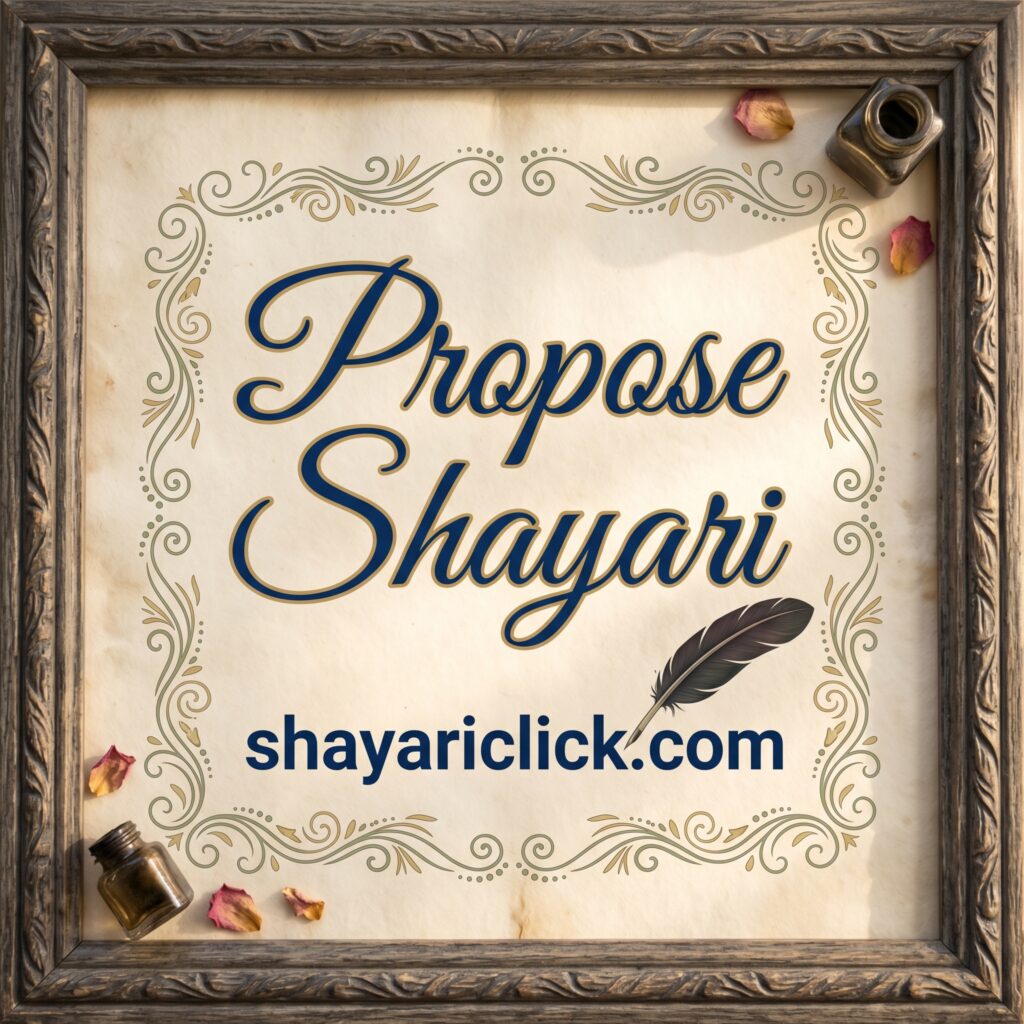 Propose Shayari