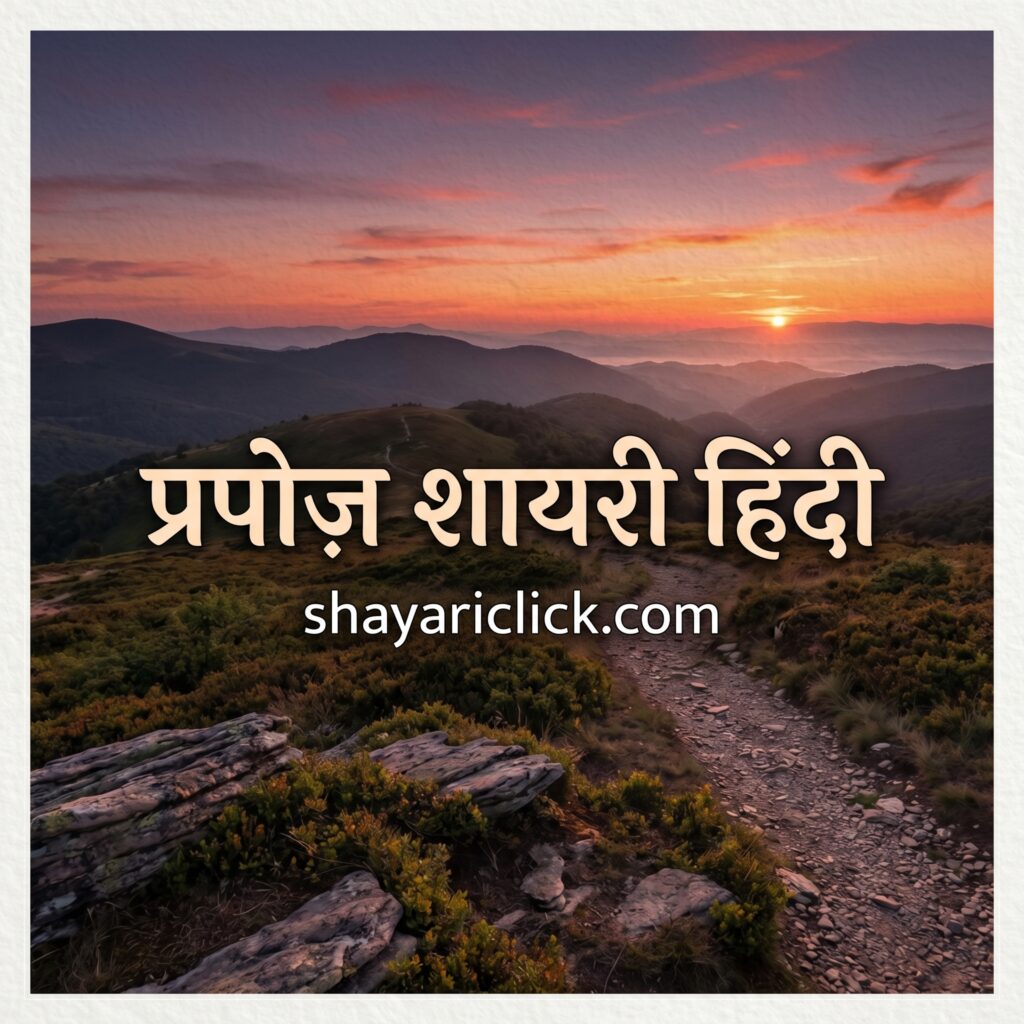 Propose Shayari Hindi