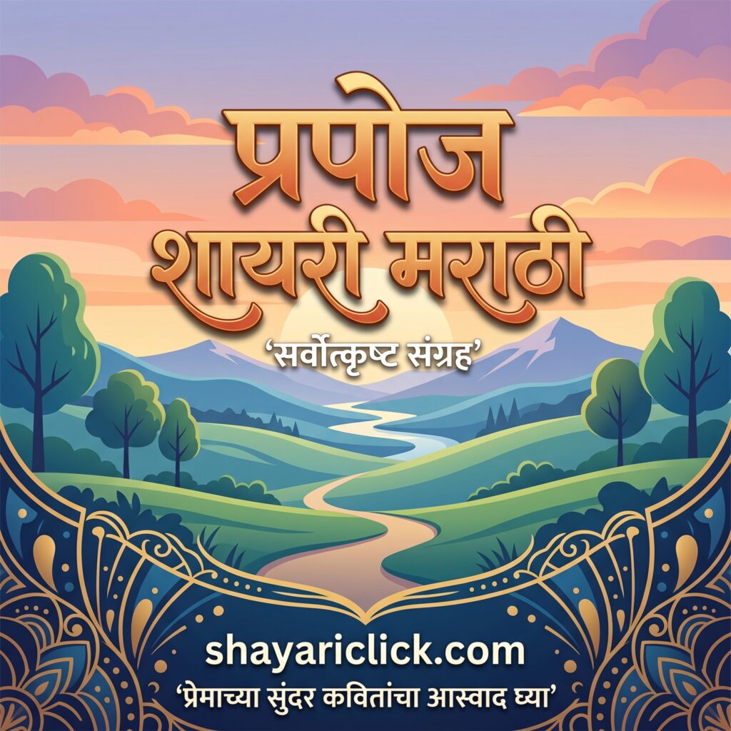 Propose Shayari Marathi