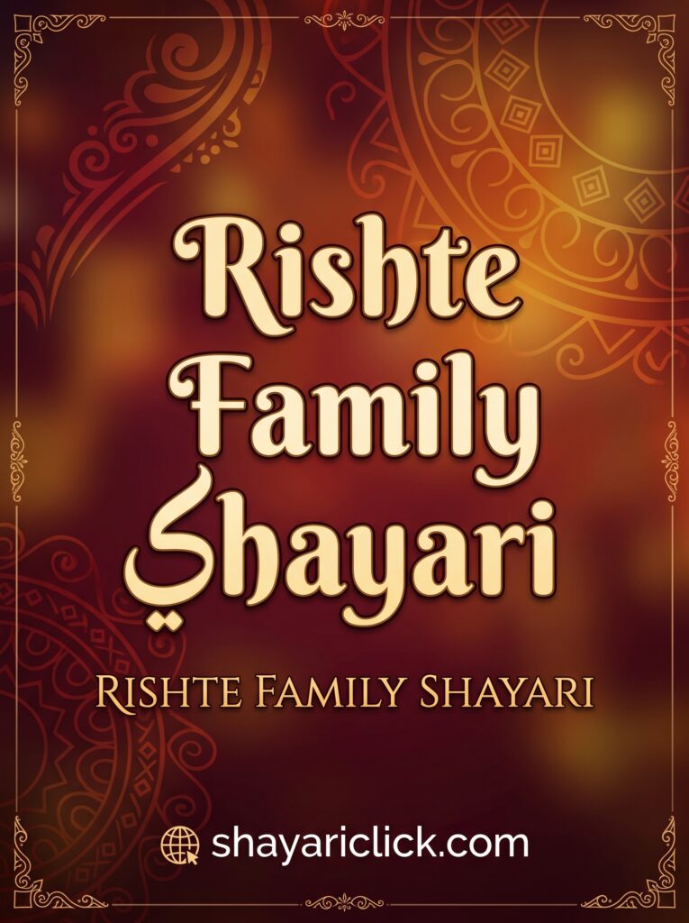 Rishte Family Shayari