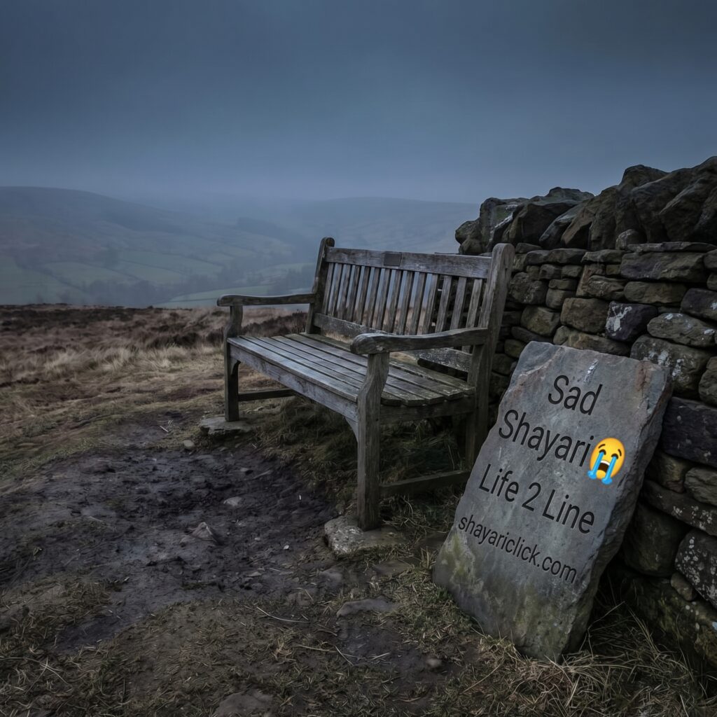 Sad Shayari😭 Life 2 Line