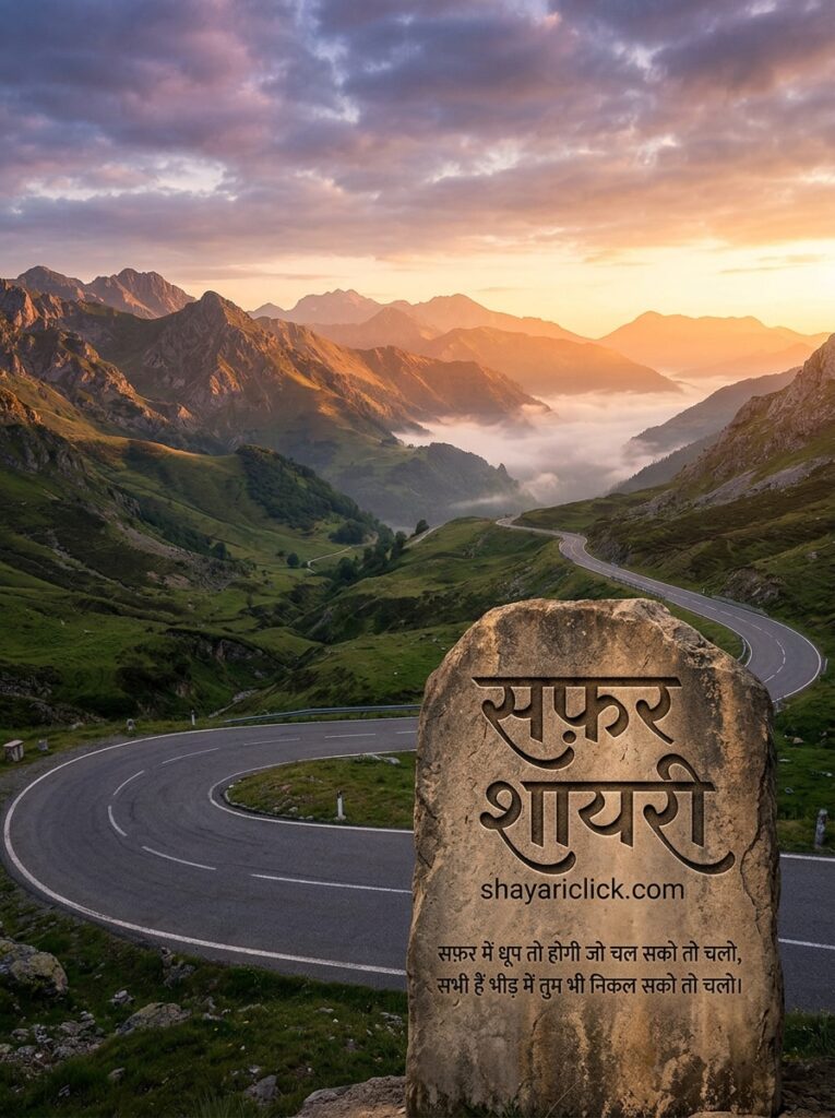 safar shayari