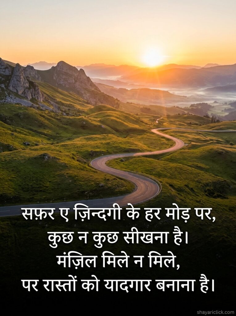 safar shayari in hindi on life
