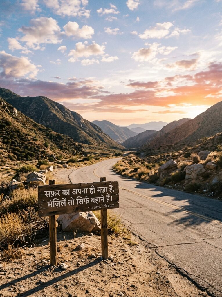safar shayari on travel