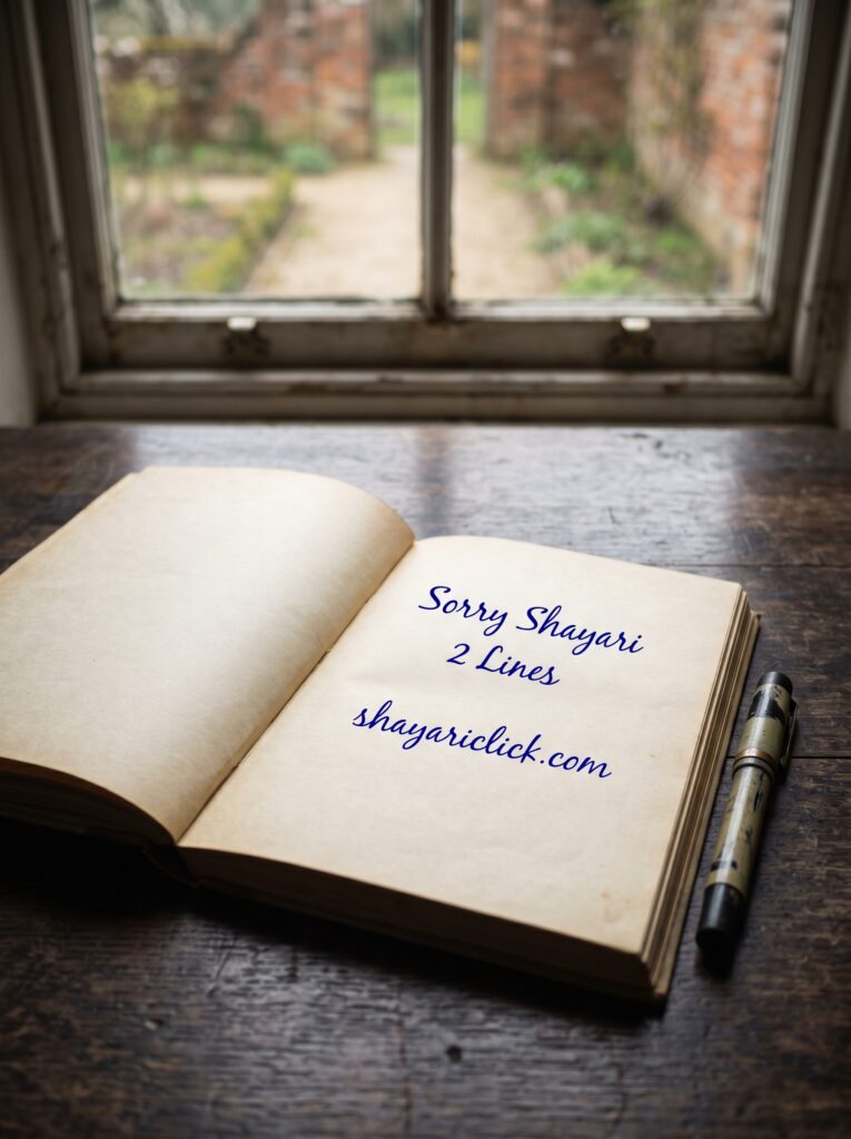 Sorry Shayari, 2 Lines