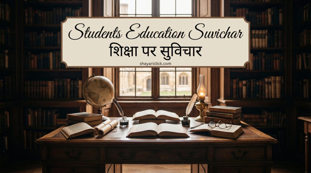 Students Education Suvichar (शिक्षा पर सुविचार)