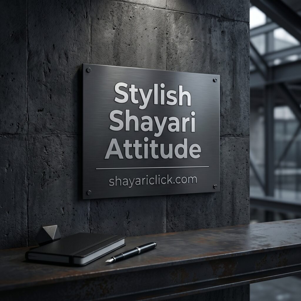 Stylish Shayari Attitude