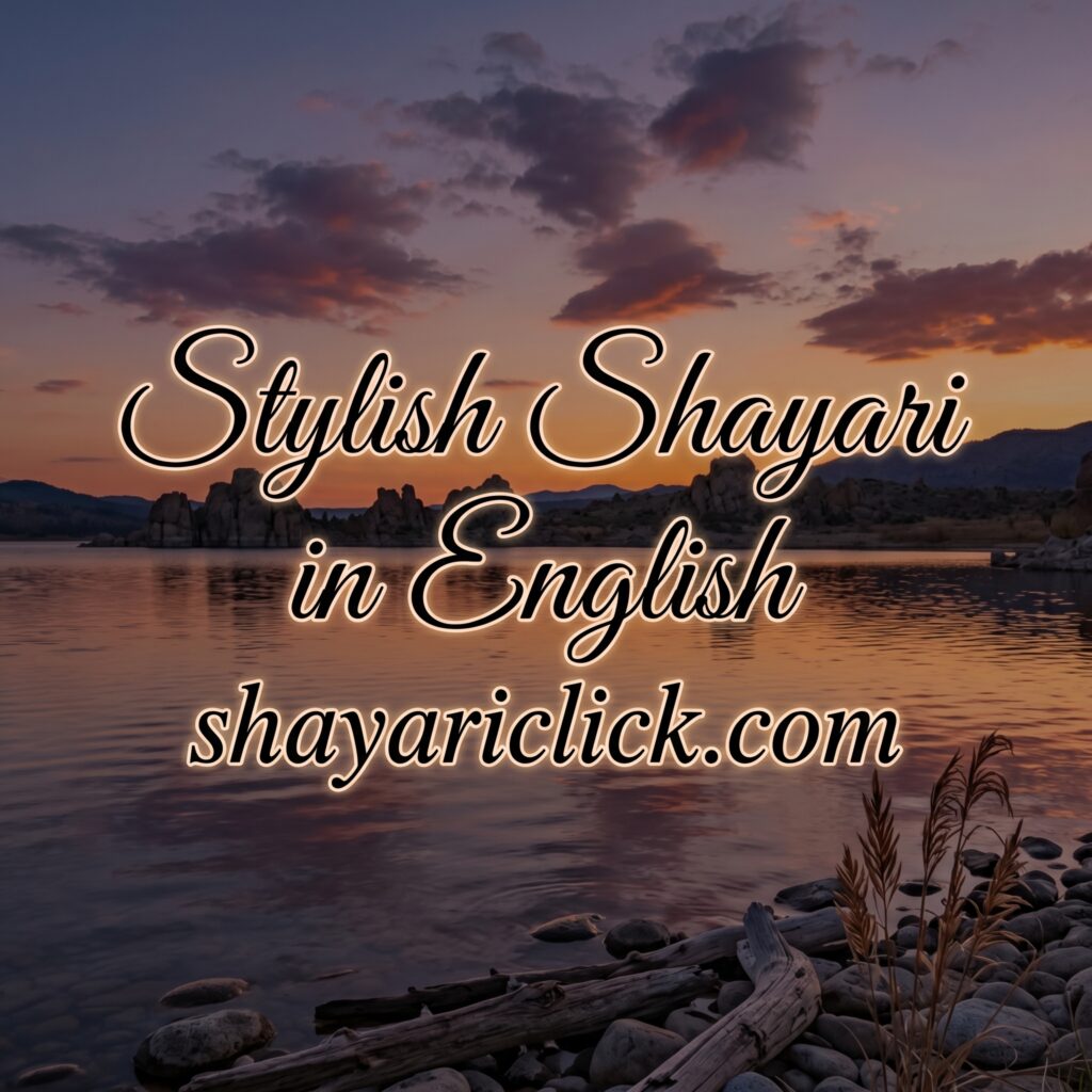 Stylish Shayari in English