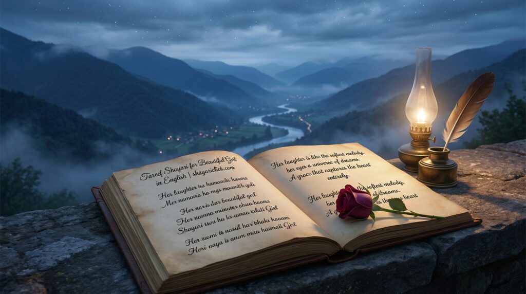 Tareef Shayari for Beautiful Girl in English