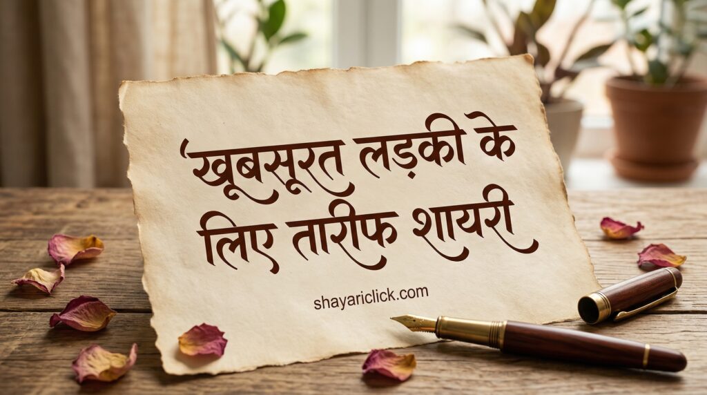Tareef Shayari for Beautiful Girl in Hindi