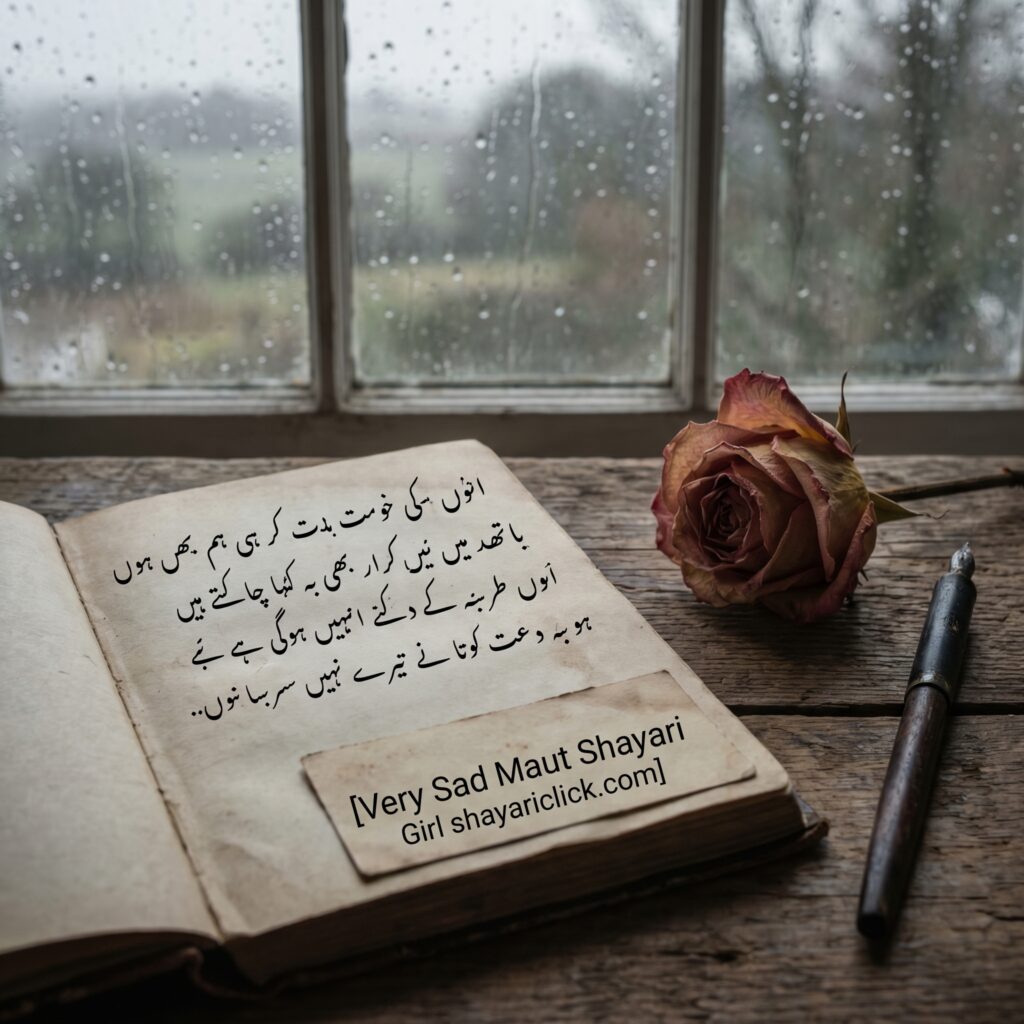 Very Sad Maut Shayari Girl