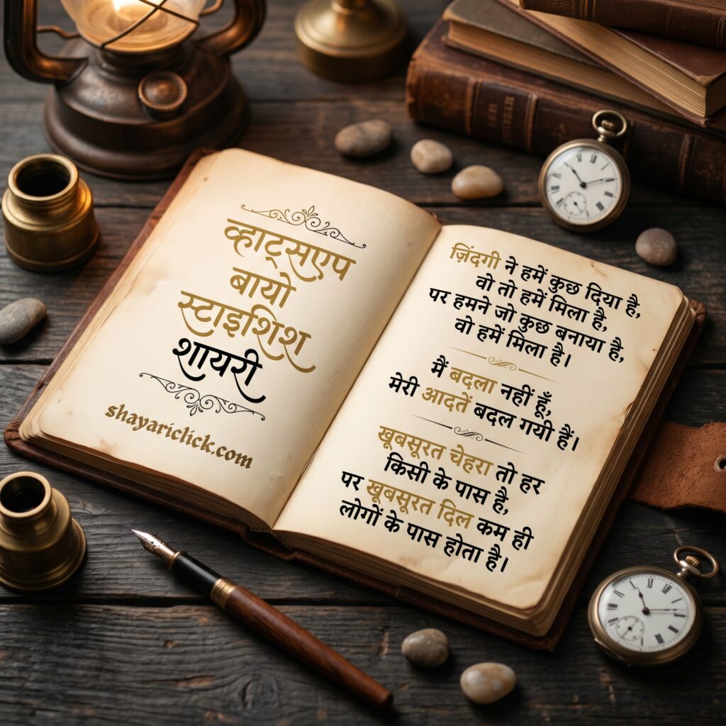 WhatsApp Bio Stylish Shayari