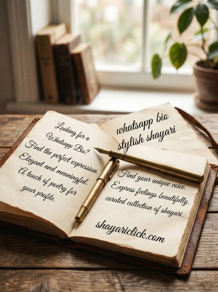 whatsapp bio stylish shayari