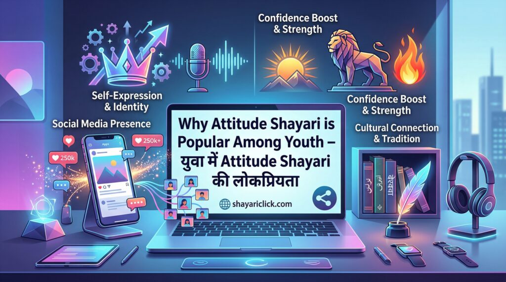 Why Attitude Shayari is Popular Among Youth – युवा में Attitude Shayari की लोकप्रियता