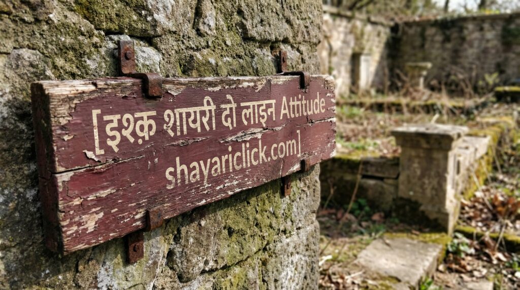 इश्क़ शायरी दो लाइन Attitude