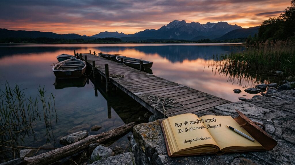 दिल की खामोशी शायरी (Dil Ki Khamoshi Shayari)