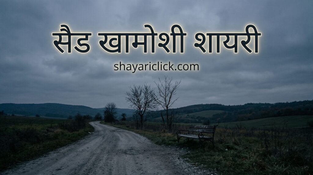 सैड खामोशी शायरी (Sad Khamoshi Shayari in Hindi)