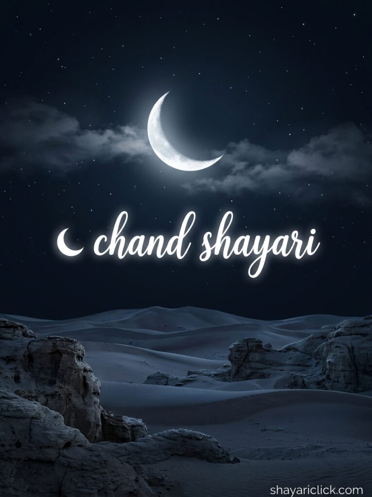 🌙 chand shayari