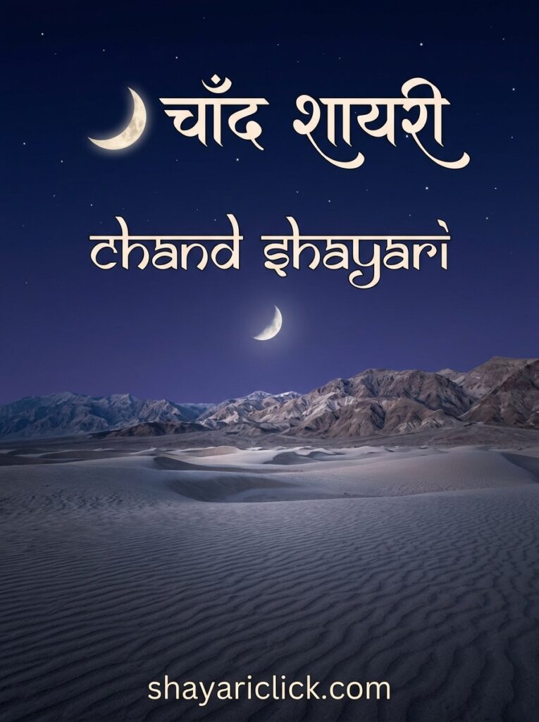 🌙 chand shayari