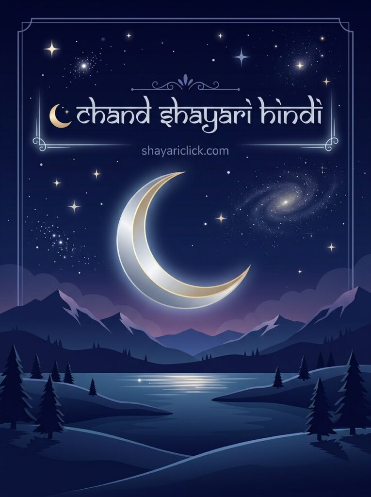 🌙 chand shayari hindi