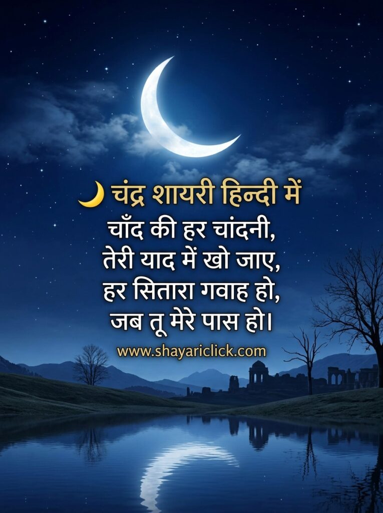 🌙 chand shayari in hindi