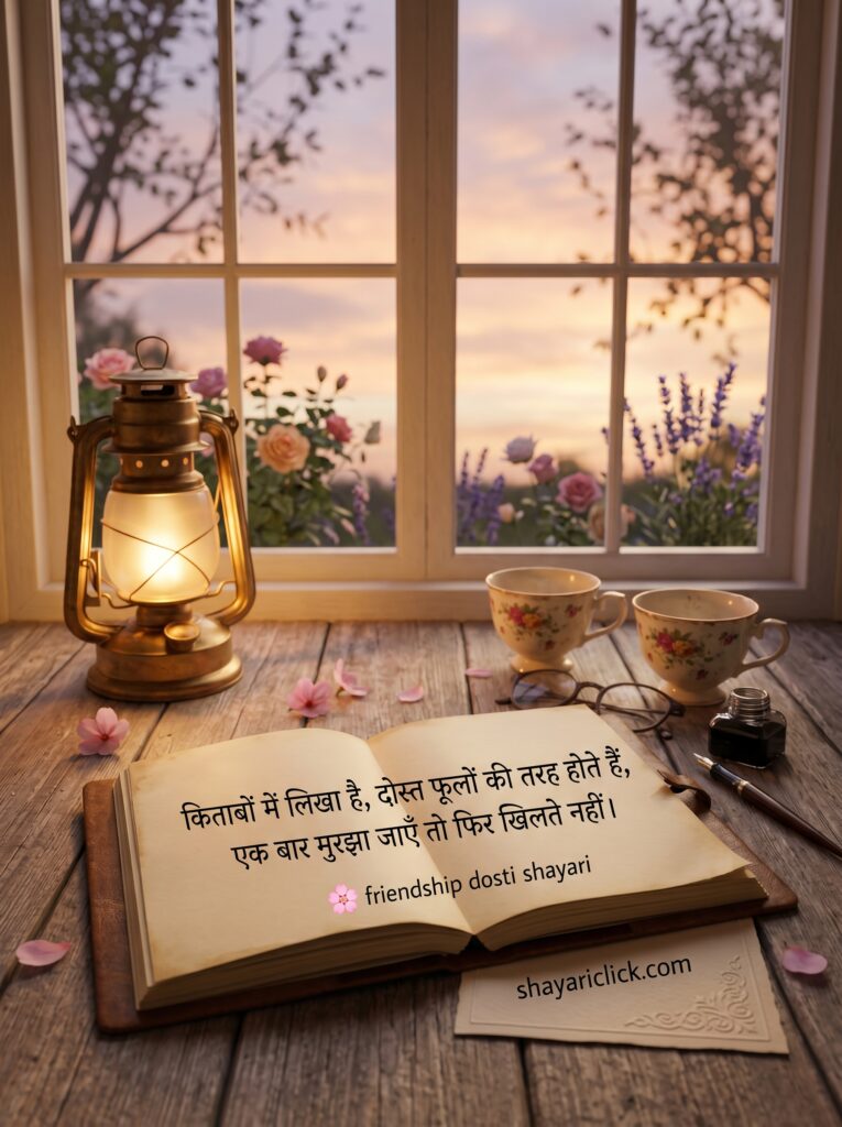 🌸 friendship dosti shayari